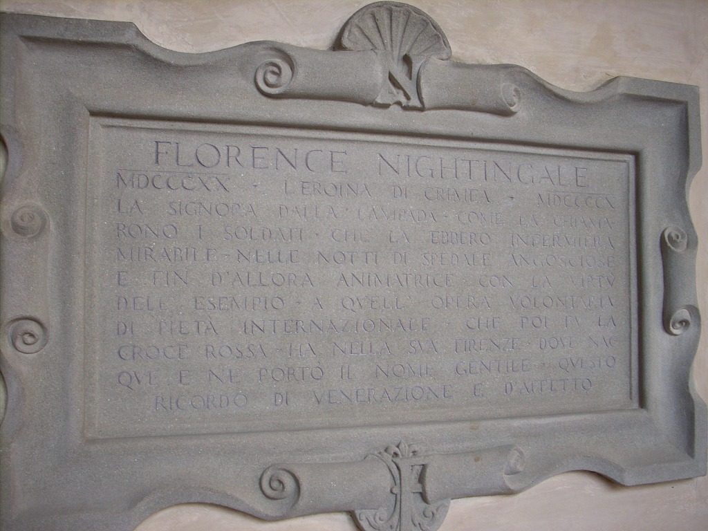 Florence Nightingale monument, Santa Croce's cloister, Florence - 4.jpg